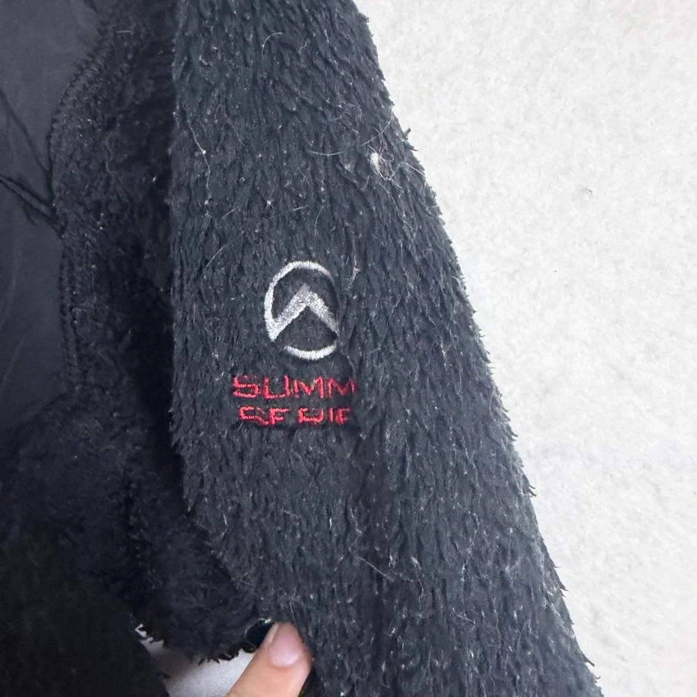 The North Face Summit Series Denali Fleece Jacket Mens Small Black Full Zip 8136